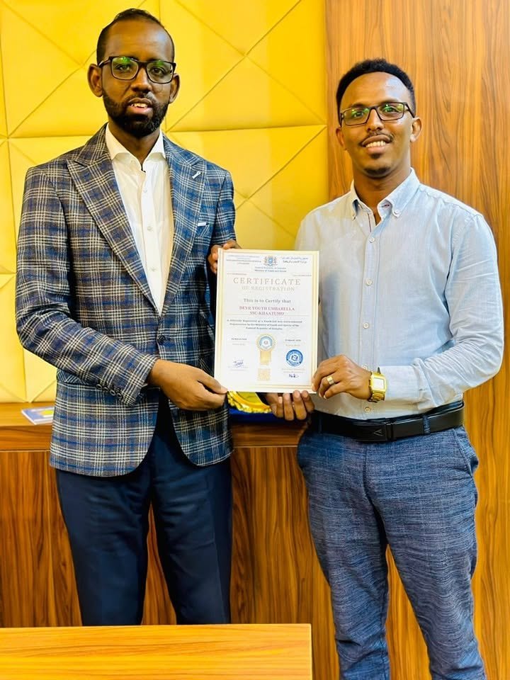 Ministry of Youth & Sports Awards Excellence Recognition to DEYR